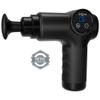 SPA SCIENCES - SmartGun Pro  Therapeutic Deep Tissue Percussion Massager  for Muscle Soreness  with Interchangeable Heads and 8 Intensity Levels  USB Rechargeable  Black view 2