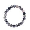 Spiderweb Jasper Beaded Crystal Bracelet 8mm Beads Stackable | Calming, Energy Balance, Protection, Grounding, Spiritual Gift Her Him Healing Bracelet view 1