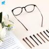 Azure Zone, 16 Pack Anti-Slip Silicone Eyeglass End Tips Ear Sock Pieces Tube Sleeve Eyewear Soft Replacement for Flat Thin Metal Legs view 3