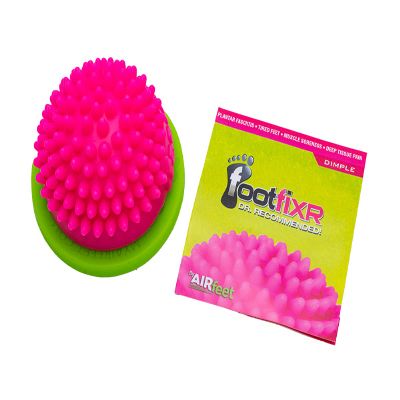 AirFeet Massaging Ball for Foot and Arch Relief, Deep Tissue Pain, Plantar Fasciitis and Neuropathy, FootFIXR Dome (Dimple)