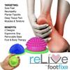 AirFeet Massaging Ball for Foot and Arch Relief, Deep Tissue Pain, Plantar Fasciitis and Neuropathy, FootFIXR Dome (Dimple) view 3
