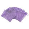 TheDisplayGuys - 96-Pack Striped Weave Organza Gift Bags with Drawstrings - Small 3" x 4" - Purple - for Party Favors, Samples,Treats view 3