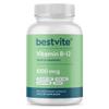 BESTVITE Vitamin B12 (Methylcobalamin) 1000mcg (240 Vegetarian Capsules) (Methyl B12) - No Stearates - Vegan - Non GMO - Gluten Free view 1