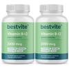 BESTVITE Vitamin B12 (Methylcobalamin) 2000mcg (480 Vegetarian Capsules)(2 x 240) (Methyl B12) - No Stearates - Vegan - Non GMO - Gluten Free view 1