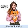 Axolotl Microwavable Unscented Heating Pad for Women and Kids- Cute Soft Cozy Pillow Plush Heatable Warm Stuffed Animals - Kawaii Hot and Cold Plushie Food Toy - Axolotl Gifts for Girls and Boys view 2