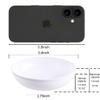 bUCLA 50Pack 12oz White Plastic Bowls - Disposable White Plastic Salsa Bowls Premium Heavy Duty - Ideal for Wedding &Party view 2