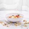 bUCLA 50Pack 12oz White Plastic Bowls - Disposable White Plastic Salsa Bowls Premium Heavy Duty - Ideal for Wedding &Party view 3