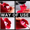 2 Quart Home Enema Bag Kit with Hose Tips and Water Flow Clamp - Colon Cleansing Enema Bag (Red) view 4