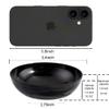 bUCLA 50Pack Black Plastic Bowls - 10oz Disposable Black Plastic Salsa/Serving Bowls - Ideal for Party & New Year view 2