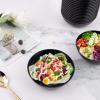 bUCLA 50Pack Black Plastic Bowls - 10oz Disposable Black Plastic Salsa/Serving Bowls - Ideal for Party & New Year view 4