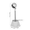Hair Dryer Stand, Hair Dryer Stand Professional Stainless Steel ABS Angle Adjustable Blow Dryer Holder for Pet Grooming Home Salon(white) view 2