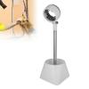 Hair Dryer Stand, Hair Dryer Stand Professional Stainless Steel ABS Angle Adjustable Blow Dryer Holder for Pet Grooming Home Salon(white) view 4