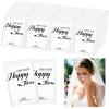 Ocmoiy Happy Tears Tissues (50-Pack) Wedding Tissues Packs for Guests Welcome Favor Bags, Bulk Individual Pocket Tissue Packs for Your Big Moments view 1