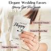 Ocmoiy Happy Tears Tissues (50-Pack) Wedding Tissues Packs for Guests Welcome Favor Bags, Bulk Individual Pocket Tissue Packs for Your Big Moments view 4