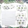 Geyee 50 Packs Tissue Travel Size Facial Paper Napkins Travel Packs Disposable Pocket Tissues for Wedding Guest Traveling School Purse Home Supplies, 500 Sheets 3 Ply(Succulent) view 2