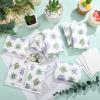 Geyee 50 Packs Tissue Travel Size Facial Paper Napkins Travel Packs Disposable Pocket Tissues for Wedding Guest Traveling School Purse Home Supplies, 500 Sheets 3 Ply(Succulent) view 4