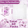 Yinder 60 Pack Christian Facial Tissues Pocket Size Facial with Bible Verse Wallet, Travel, Pocket, Travel Size 3 ply Individual Tissue Packs for Wedding Graduation Ceremony(Bible Verse) view 3