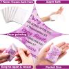 Yinder 60 Pack Christian Facial Tissues Pocket Size Facial with Bible Verse Wallet, Travel, Pocket, Travel Size 3 ply Individual Tissue Packs for Wedding Graduation Ceremony(Bible Verse) view 4
