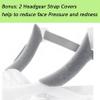 Replacement Headgear Strap for Nasal Dreamwear, Premium Stable Material Supplies Adjustable Fit Design Included 1 Strap + 2 Strap Covers to Reduce Red Face Pressure view 4