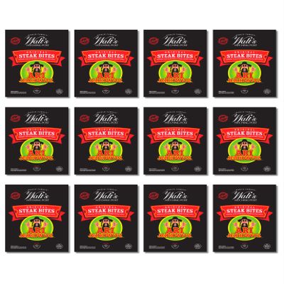 Ari Jerkowitz Beef Jerky Original Steak Bites | by Walt's Hitching Post | Keto Friendly Tender Cuts of Smoked & Dried Round Steak Beef Jerky 3.25 Ounce Resealable Bag (3.25 Ounce (Pack of 12))