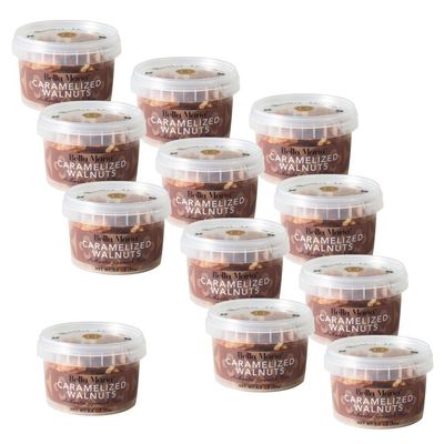 Bella Maria Caramelized Walnuts, 12 Pack, 3.5 oz, Selected by Jos Andrs