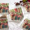 AM Dcor 20 Count 3-Ply Luncheon Paper Napkins for Holiday Dinner Party Decorative Decoupage - 13" x 13" (Unfolded) (Christmas Presents) view 3