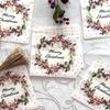 AM Dcor 20-Count Luncheon Paper Christmas Napkins for Holiday Dinner Party Decorative Decoupage - 13" x 13" (Unfolded) Berries Ring Merry Christmas view 4