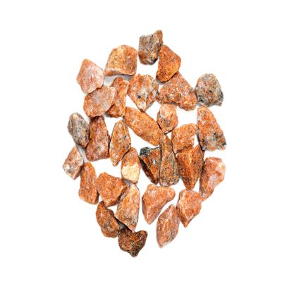 1/2 LB Orange Calcite Crystals - Bulk Orange Calcite Rough Stones - Raw Natural Stones & Crystals - Fountain Rocks for Tumbling, Polishing, Wire Wrapping, Reiki, Chakra Crystal Healing