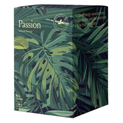 Yoli Passion Energy Drink Powder Mix - Natural Energy Drink Mix for Endurance and Stamina, 30 Packets - Pina Colada Flavor