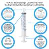 BASIK Silicone O Ring 5cc Reusable Feeding And Oral Syringe 10/Pack Caps Included Individually Wrapped For Hand Feeding Small Animals And Measurements view 2