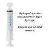 BASIK Silicone O Ring 5cc Reusable Feeding And Oral Syringe 10/Pack Caps Included Individually Wrapped For Hand Feeding Small Animals And Measurements view 4
