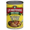 La Preferida Organic Refried Pinto Beans (100% Vegan & Lard-Free) Just 3 Simple Ingredients  USDA Certified, 9g of Protein & 5g of Fiber Per Serving, 15 oz. (Pack of 18) view 3