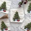 AM Dcor 20 Count 3-Ply Luncheon Paper Napkins for Holiday Dinner Party Decorative Decoupage - 13" x 13" (Unfolded) Christmas Tree view 2