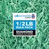 MagicWater Supply - 1/2 LB - Diamond Mint Green - Crinkle Cut Paper Shred Filler great for Gift Wrapping, Basket Filling, Birthdays, Weddings, Anniversaries view 1