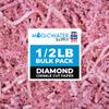 MagicWater Supply - 1/2 LB - Diamond Light Pink - Crinkle Cut Paper Shred Filler great for Gift Wrapping, Basket Filling, Birthdays, Weddings, Anniversaries view 1