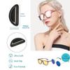 PIPJOY Eyeglass Nose Pads, Adhesive Anti-Slip Nose Pads, Soft Silicone Nose Pad Cushion for Glasses, Eyeglasses, Sunglasses (10 Black Pairs) view 2
