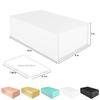 Gift Boxes White with Magnetic Closure Lid 10" X 6" X 3" Gift Boxe for Presents,Luxury for Gift Packaging, Bridesmaid Gifts Box, Magnetic Gift Boxe for Gifts, Cute Boxes,Birthday Gift Box,Christmas Gift Boxes(5PCS) view 2