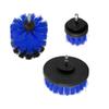 DEPILA Set Kit Marble Nylon Electric Power Attachment Sponge Flooring Buffing Tile Multifunction Scrubber Drill Blue Long Brush Car Brick Attachments Pads Cleaning Extend Scrub for with Brushes (Colo view 4