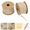 2pcs Retro Wedding Ribbons Jute Lace for Crafts Present Wrapping Sturdy Clear Texture for Parties Holiday Decor for Handmade Projects Creative Decor view 1