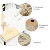2pcs Retro Wedding Ribbons Jute Lace for Crafts Present Wrapping Sturdy Clear Texture for Parties Holiday Decor for Handmade Projects Creative Decor view 2