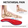 (230+lbs)FeetTouch Strong Arch Support Orthotics for Metatarsalgia Morton's Neuroma,Ball of Foot Pain Relief Inserts Plantar Fasciitis Flat Feet with Poron Heel Cushion view 4