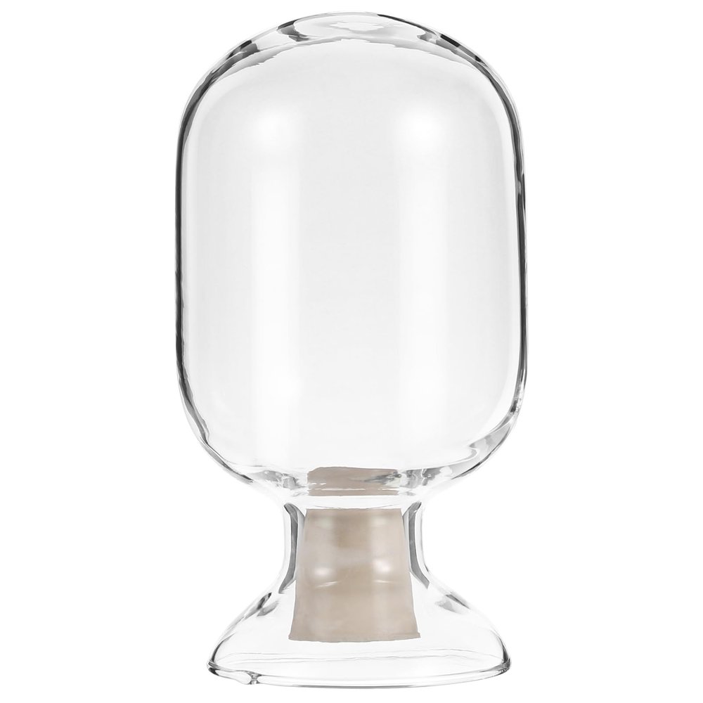 FOMIYES Glass Match Cloche Jar Glass Fireplace Match Cloche Bottle Matches in a Jar Fancy Match Striker Holder Mantel Decorations Match Striker Jar for Cute and Fancy Matches