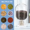 FOMIYES Glass Match Cloche Jar Glass Fireplace Match Cloche Bottle Matches in a Jar Fancy Match Striker Holder Mantel Decorations Match Striker Jar for Cute and Fancy Matches view 2