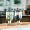 FOMIYES Glass Match Cloche Jar Glass Fireplace Match Cloche Bottle Matches in a Jar Fancy Match Striker Holder Mantel Decorations Match Striker Jar for Cute and Fancy Matches view 3