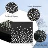 100 Pack Black Cocktail Napkins Disposable - Black and Silver Paper Party Napkins for Birthday Wedding Anniversary Party view 4
