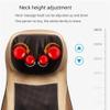 TOEWOE Shiatsu Neck & Back Massager with Heat, Deep Tissue Kneading Massage Chair Pad for Back, Shoulder, Waist, HIPS Pain Relief, Massage Seat Cushion for Home & Office Use (Color : Brown) view 4
