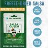 Salsa Queen Gourmet Freeze-Dried Roasted Tomatillo Salsa | Fresh Ingredients | 3+ year life | No Refrigeration Needed | Vegan, Keto, and Gluten Free | Camping, Travel, Outdoors, Space Travel view 2