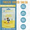 Salsa Queen Gourmet Freeze-Dried Mango Pineapple Salsa | Fresh Ingredients | 3+ year life | No Refrigeration Needed | Vegan, Keto, and Gluten Free | Camping, Travel, Outdoors, Space Travel view 2