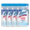 Lysol Disinfectant Wipes, Multi-Surface Disinfectant Cleaning Wipes, For Disinfecting and Cleaning, Crisp Linen, 80 Count (Pack of 4) view 1