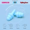 Anbow Soft Ear Plugs for Sleeping Noise Reduction, Made of Silicone, Suitable for Sleeping & Swimming, Soft Reusable Earplugs for Noise Reduction, Adjustable Size for Concerts & Snoring (6 Pairs) view 3